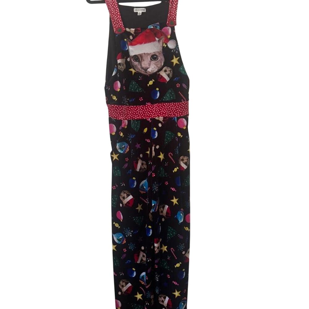 Christmas cat jumpsuit